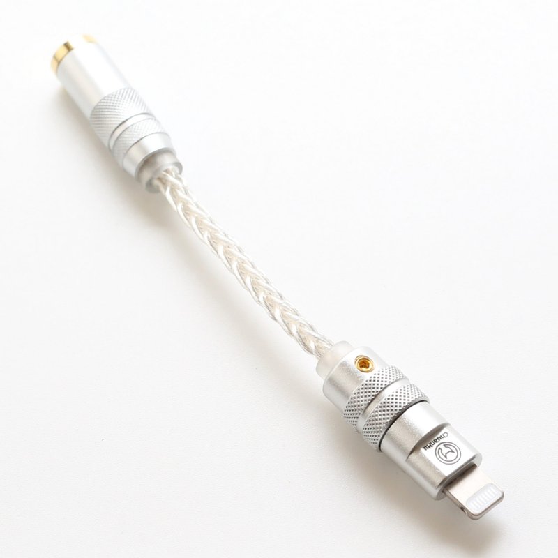 转接线 lightning转3.5mm【M43】转接头【川木】c100 镀银升级线 - 手机配件 - 其他金属 