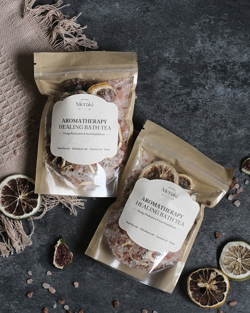 香薰疗愈浴盐 - Ginger Revival (生姜・青柠・罗勒) - 香薰/精油/线香 - 精油 