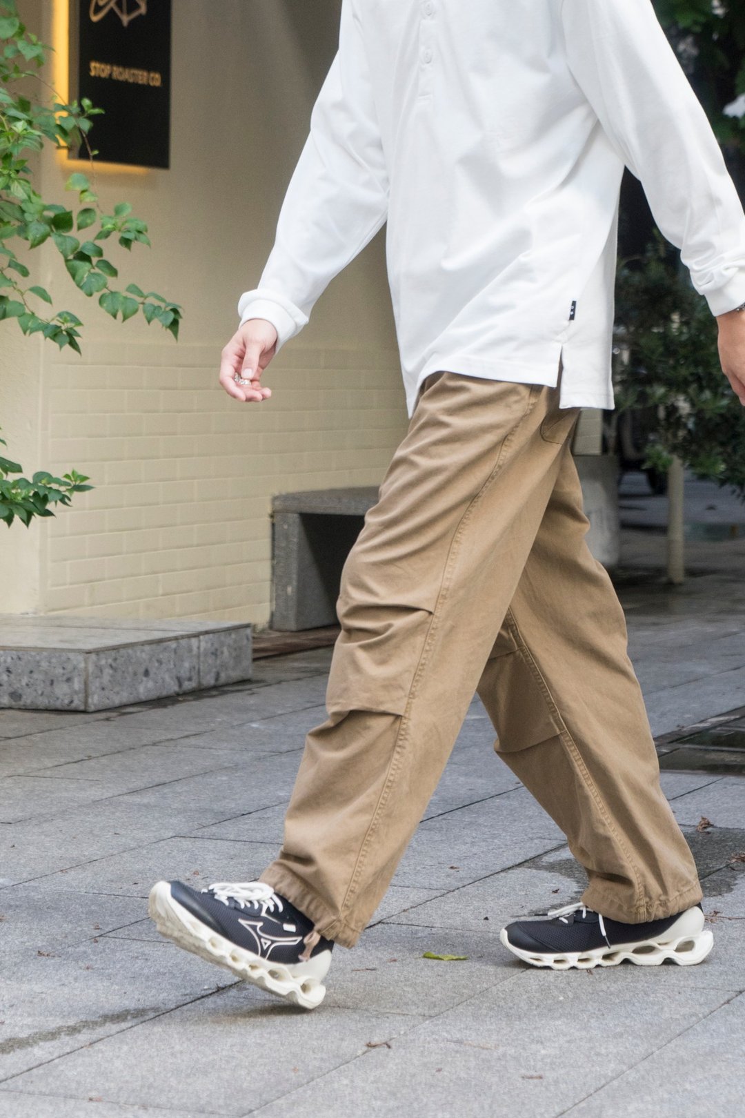 PANTS 日系潮流工裝多袋直筒休閒褲 Chic寬鬆長褲 Ins Cityboy - 男士长裤 - 棉 多色