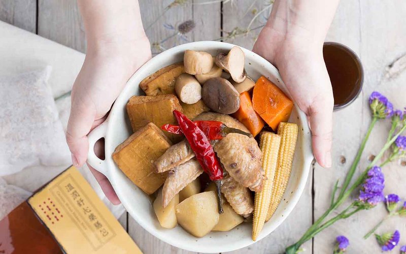 料理包 | 万用秘制卤包 (全素可) 卤包 中药 养生 调理包 - 熟食小吃 - 新鲜食材 咖啡色