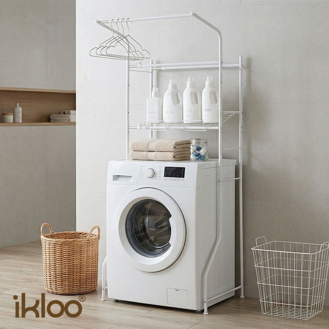【ikloo】洗衣机上双层收纳架 v - 置物架/篮子 - 其他材质 