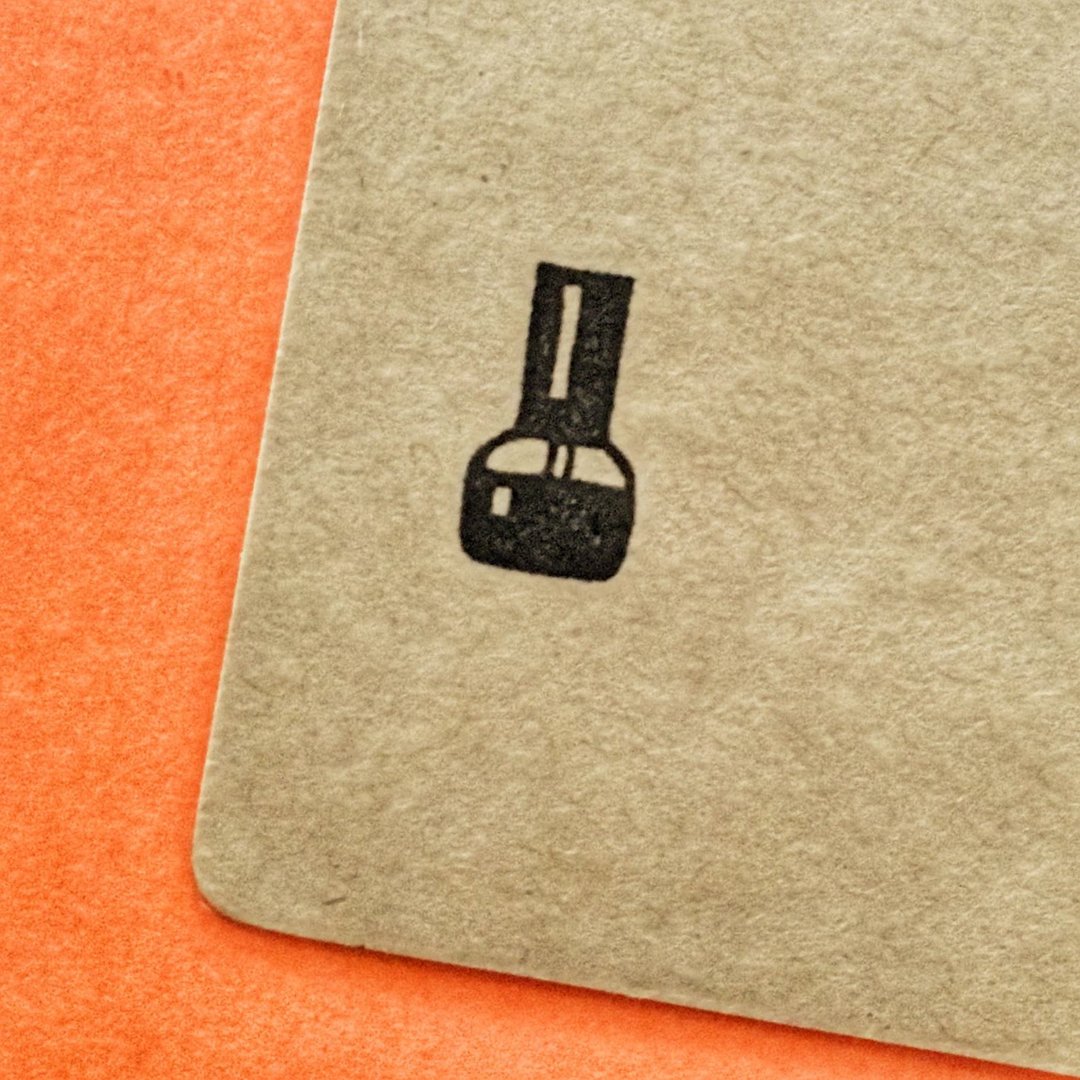 Manicure ・ rubber stamp・ 20mm series - 印章/印台 - 橡胶 黑色