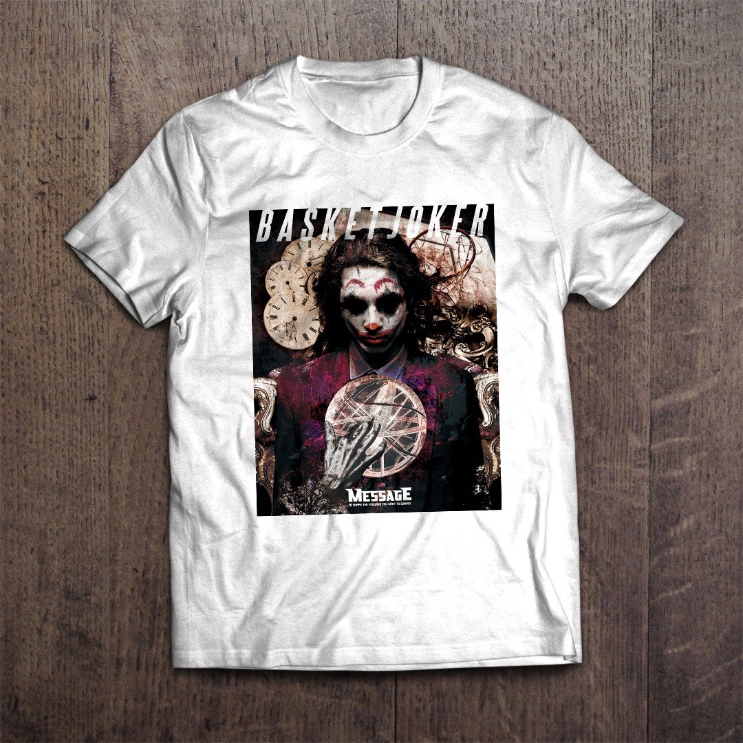Basketball T-shirt BASKET JOKER - 女装 T 恤 - 棉 白色