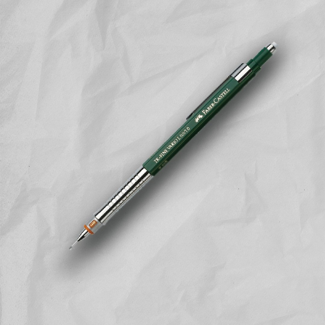 Faber-Castell 高级0.9mm制图自动铅笔(原厂正货) - 铅笔/自动铅笔 - 其他材质 绿色