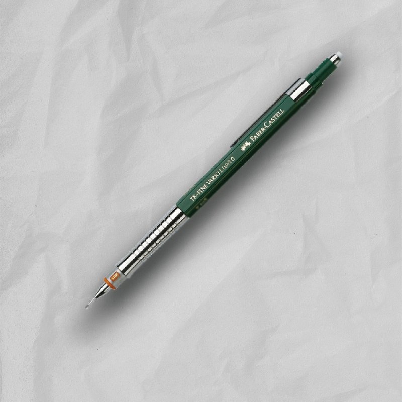 Faber-Castell 高级0.9mm制图自动铅笔(原厂正货) - 铅笔/自动铅笔 - 其他材质 绿色
