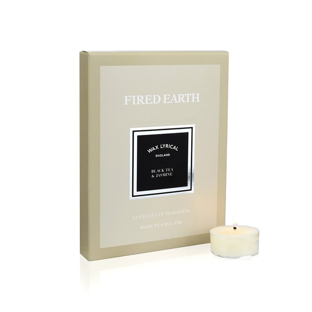 英伦蜡烛FIRED EARTH系列 红茶与茉莉 12入小蜡烛 - 蜡烛/烛台 - 压克力 