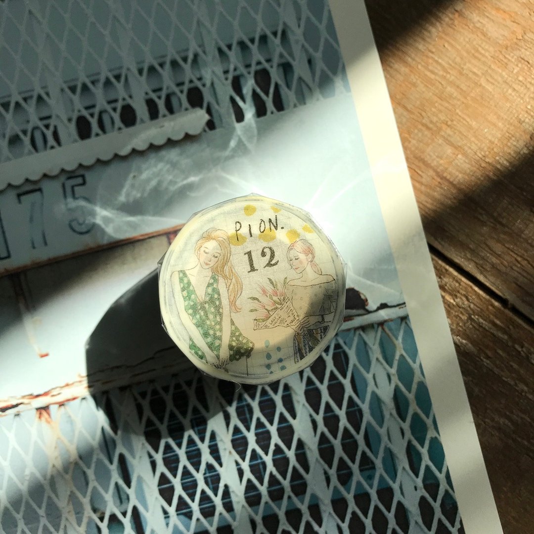 12号女孩 / 3.5cm纸胶带 / 售完不补 - 纸胶带 - 纸 
