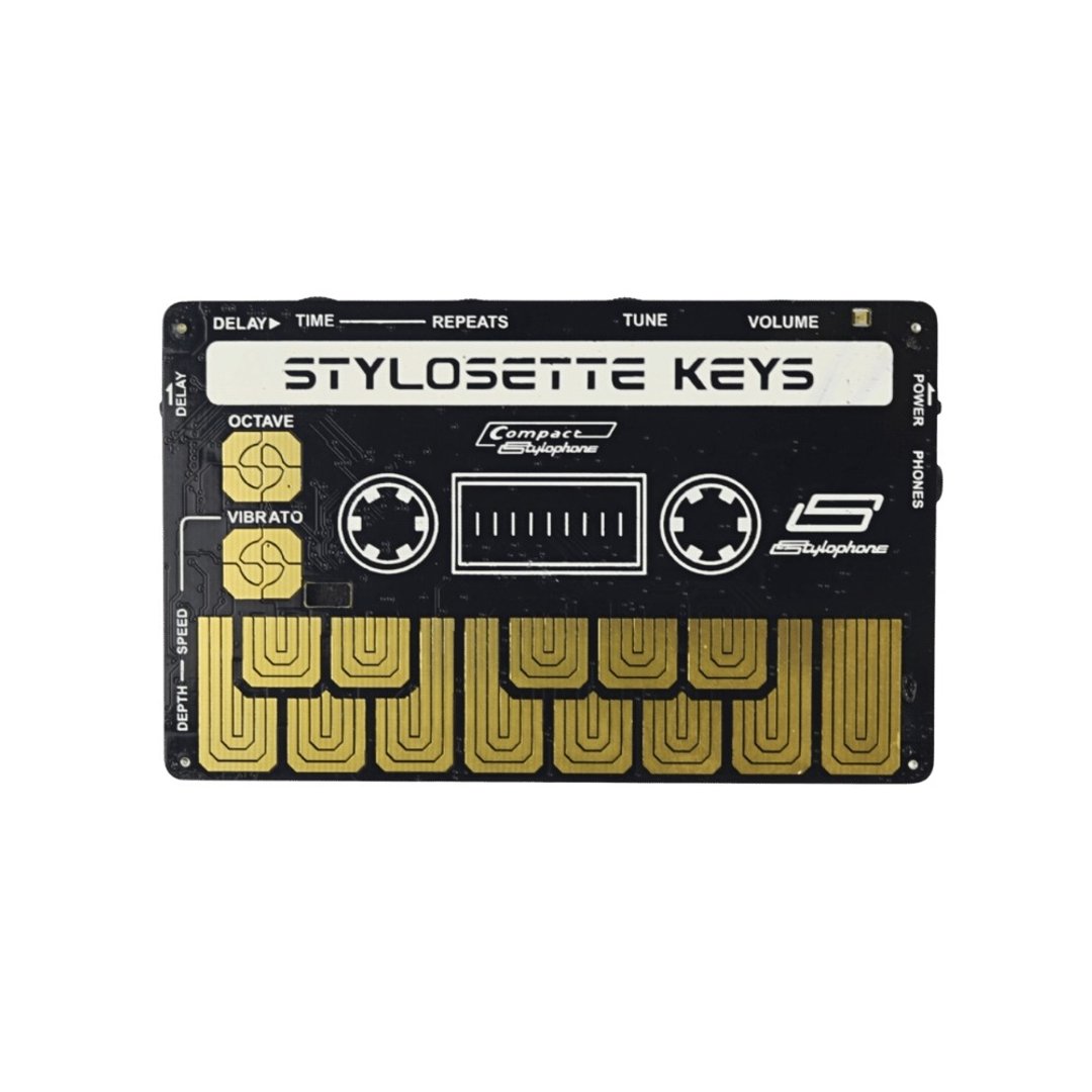 【Stylophone】Stylosette 复古卡带机造型电子乐器 迷你合成器 - 数码小物 - 塑料 黑色