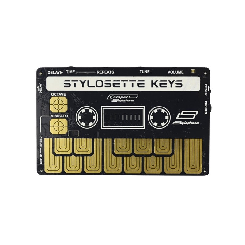【Stylophone】 Stylosette 复古卡带机造型玩具电子乐器 - 数码小物 - 塑料 黑色