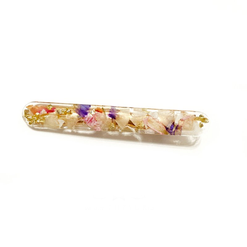 日本树脂干燥花星辰花瓣发夹.发饰 - 发饰 - 树脂 紫色