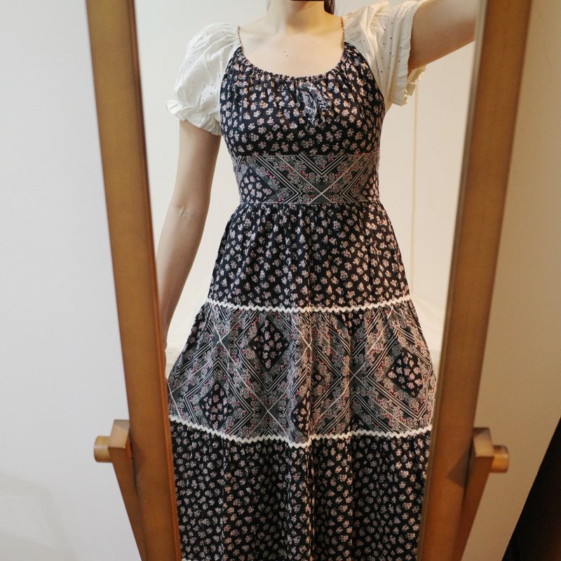 Vintage 美国碎花洋装 - 洋装/连衣裙 - 棉．麻 