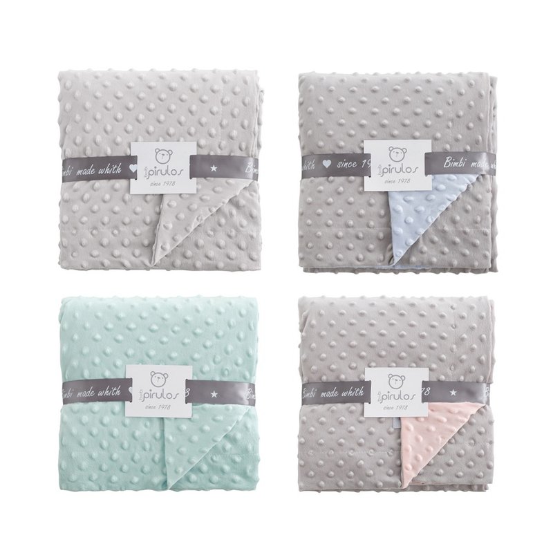 【Bimbidreams】双面安抚豆毯礼盒 80x110cm /新生儿礼盒 - 满月礼盒 - 聚酯纤维 多色