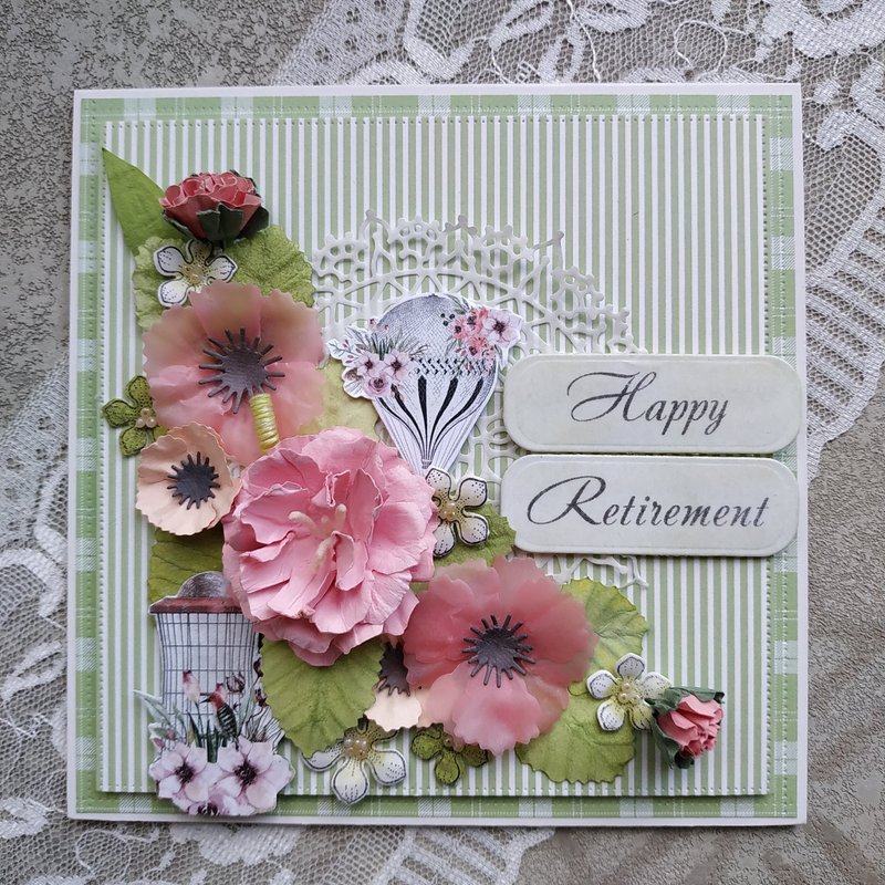 定制化退休卡，送给妈妈、姊妹、阿姨、同事、老师。 - 卡片/明信片 - 纸 多色