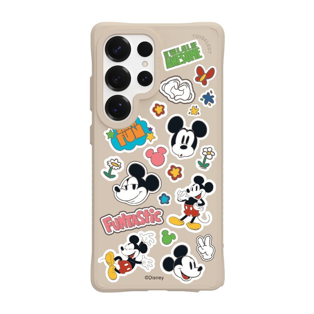 Disney 经典 - 米奇款乱花贴纸峡谷强悍 MagSafe SAMSUNG 手机壳 - 手机壳/手机套 - 塑料 多色