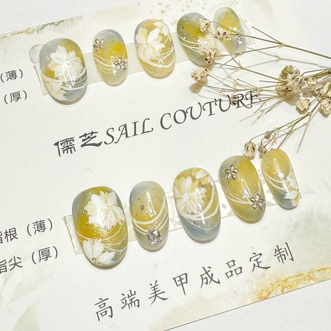 手绘 手工定制化穿戴甲 • 晨光野花 - 其他 - 其他材质 