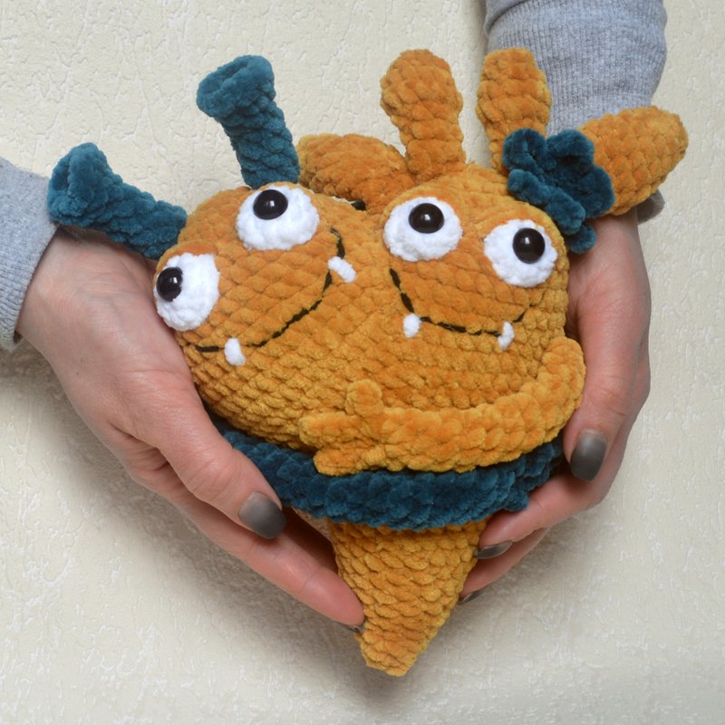 Digital Crochet Pattern PDF - Heart amigurumi - 手工艺教程/工具书 - 其他材质 