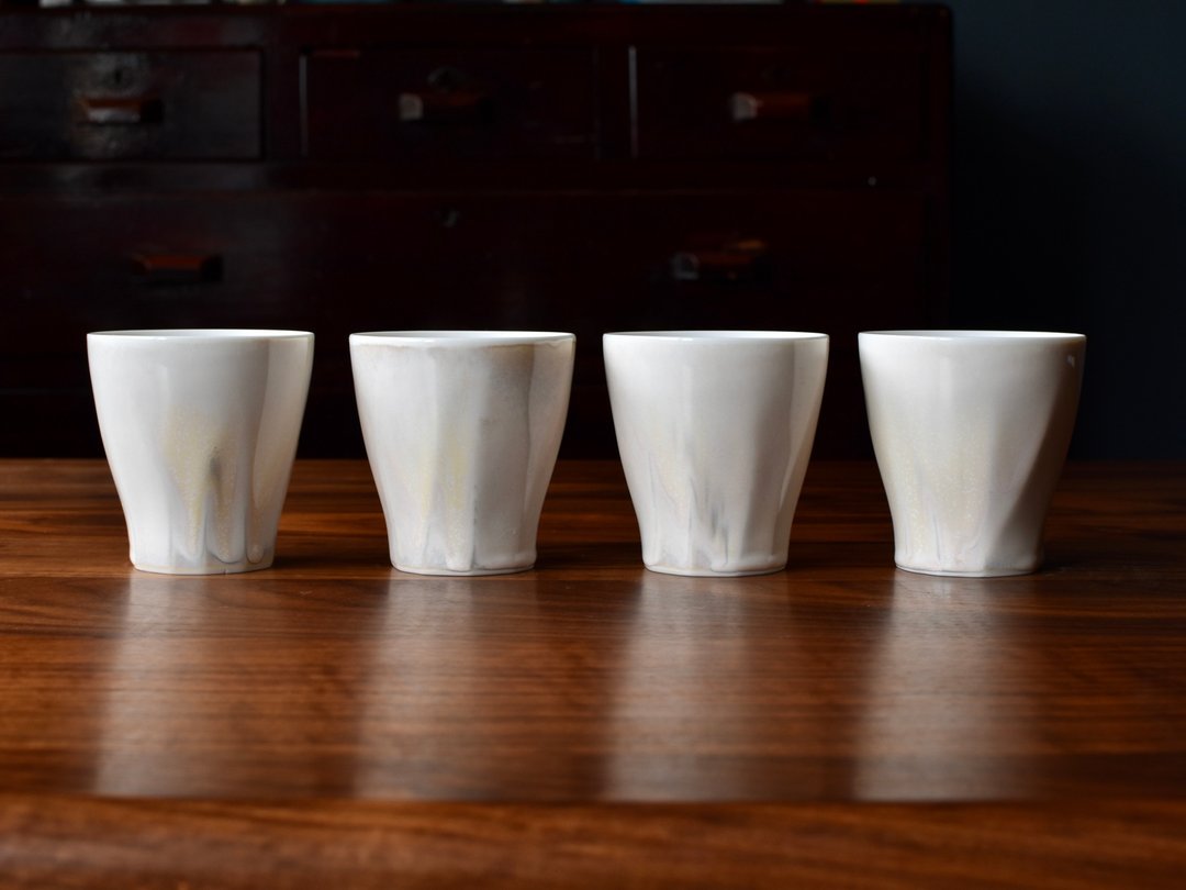 陶事 花迹 拿铁杯 - 咖啡杯/马克杯 - 瓷 白色