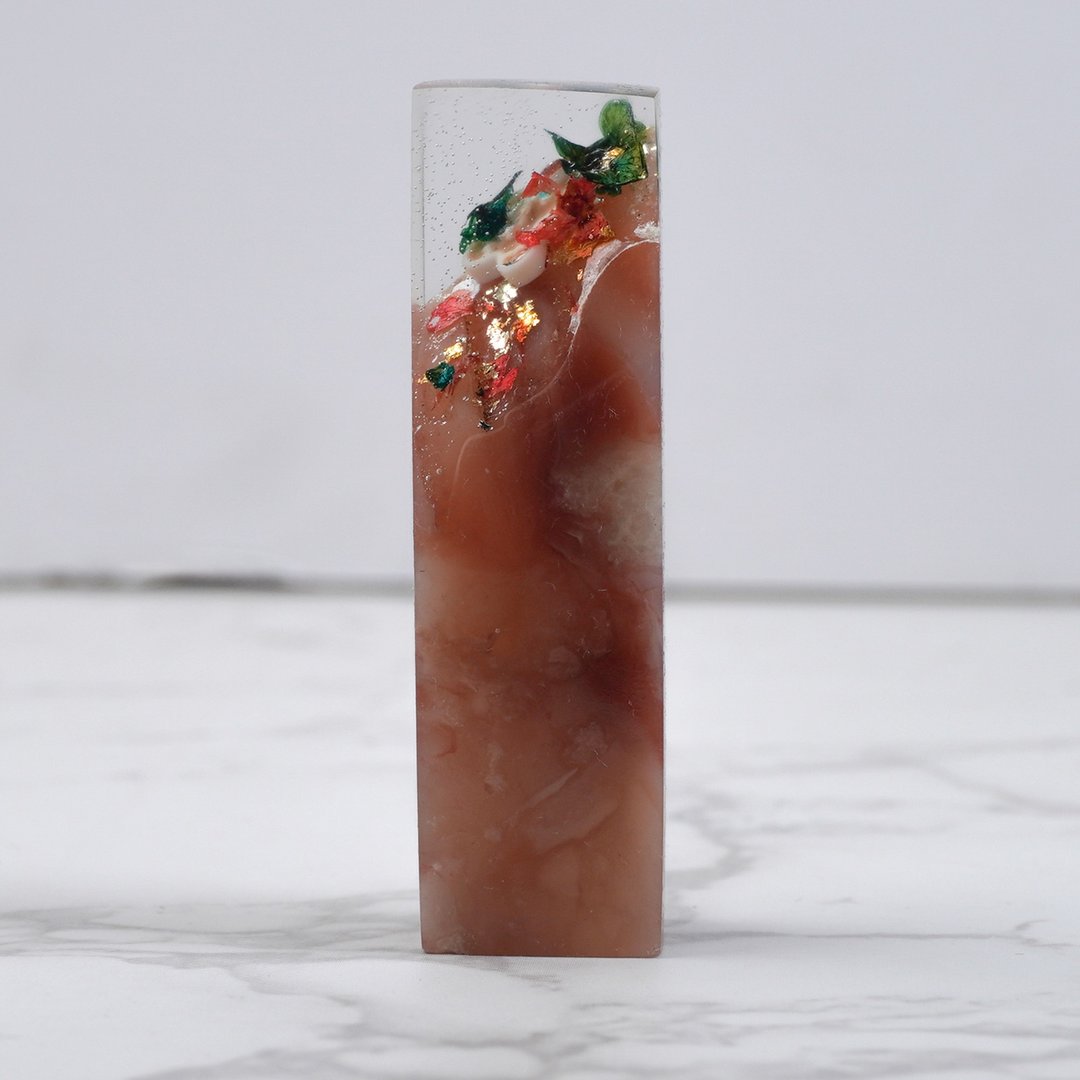 客制化手工印章-|昌化石-1.7x1.7 CM|手工篆刻印章 - 印章/印台 - 石头 