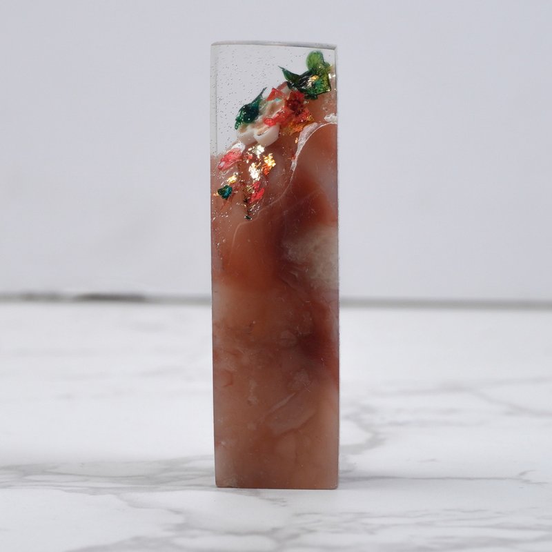 客制化手工印章-|昌化石-1.7x1.7 CM|手工篆刻印章 - 印章/印台 - 石头 