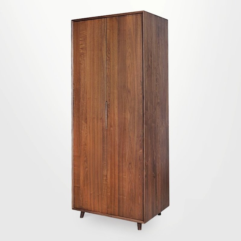 【D3原木家居】Hudson 北美胡桃木两门衣柜 衣橱 - 其他家具 - 木头 