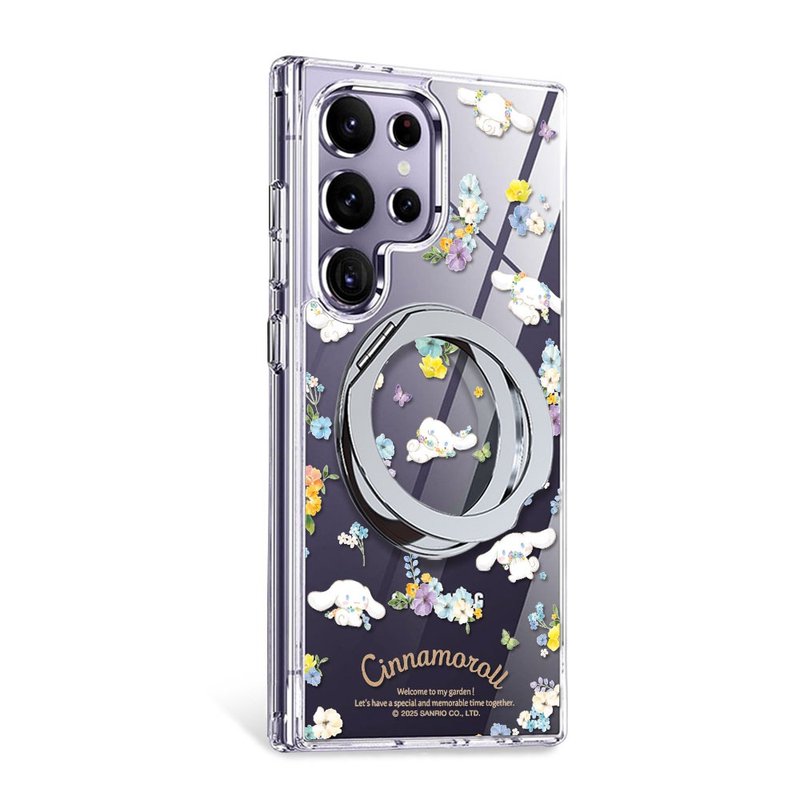 三丽鸥 S25/S24/A56/Flip7 军规360旋转磁吸立架壳-花季大耳狗 - 手机壳/手机套 - 其他材质 多色