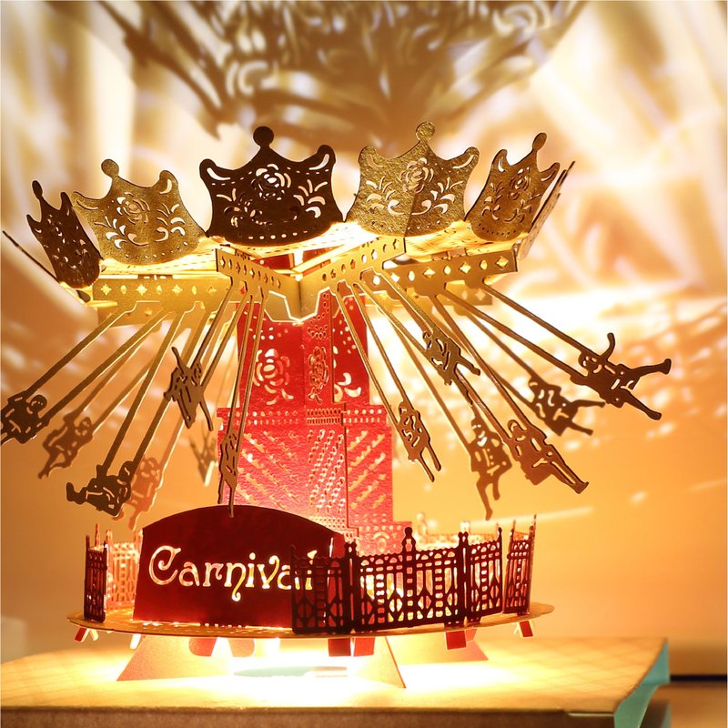 飞天秋千 - POSTalk 艺术光影模型 (LM-39) - 木工/竹艺/纸艺 - 其他材质 多色