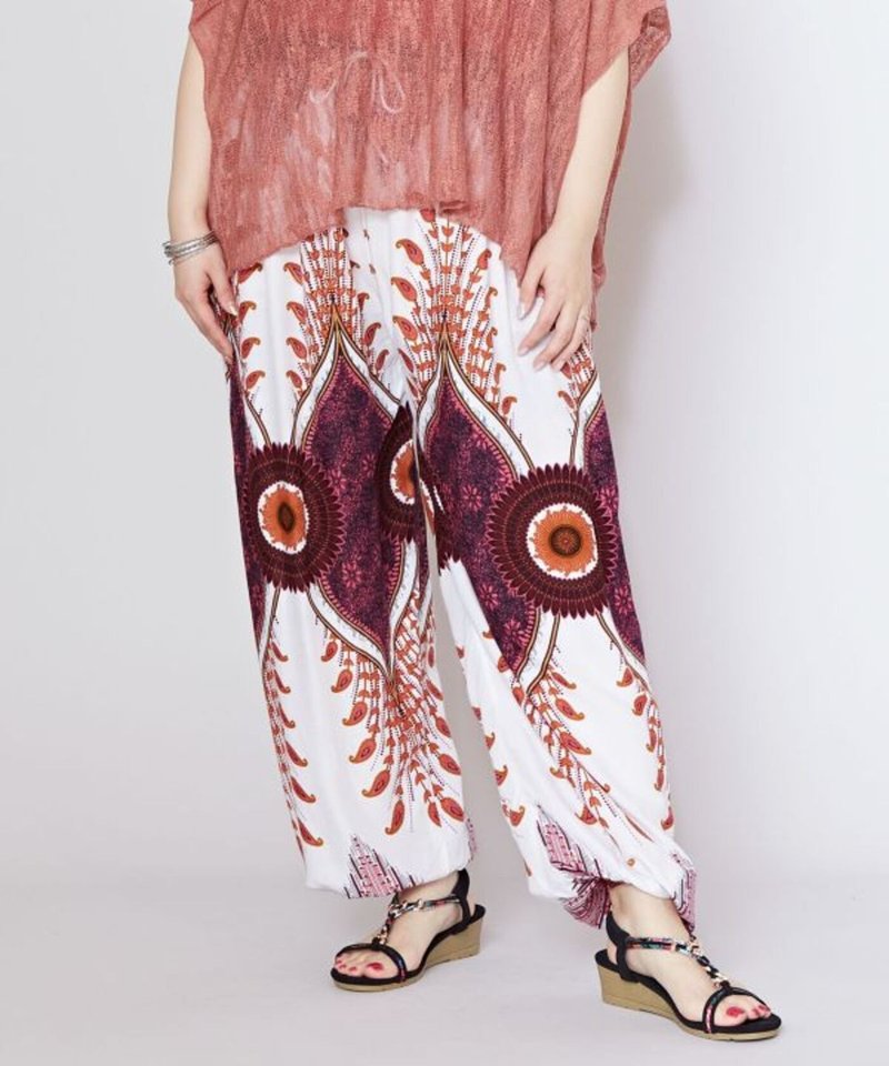 【热门预购】旷野梦语泰风神秘曼陀罗图腾裤 (3色)TXX-5640 - 中性裤装 - 其他材质 