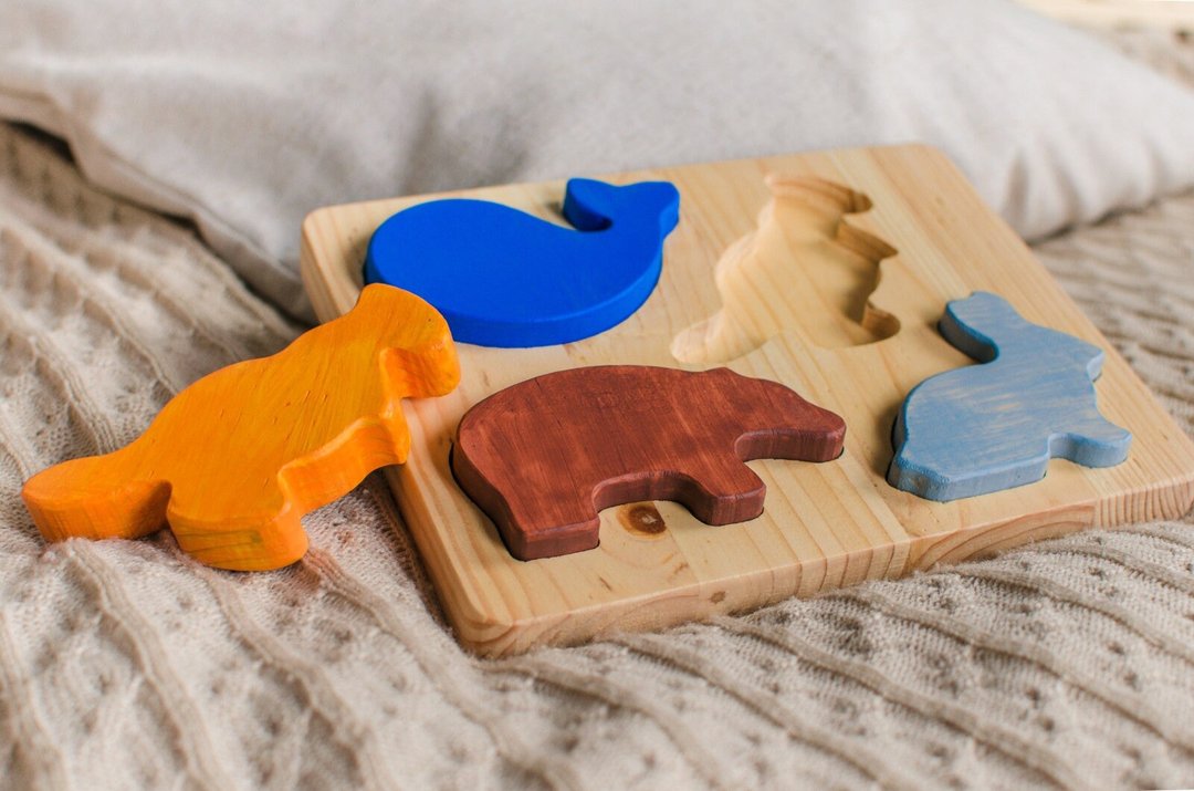Sorter Animals - 玩具/玩偶 - 木头 