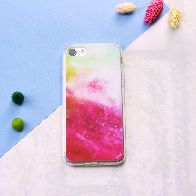 星空系列【绯红晚霞】- iPhone/HTC/Samsung/OPPO 手机壳 保护壳 - 手机壳/手机套 - 塑料 透明