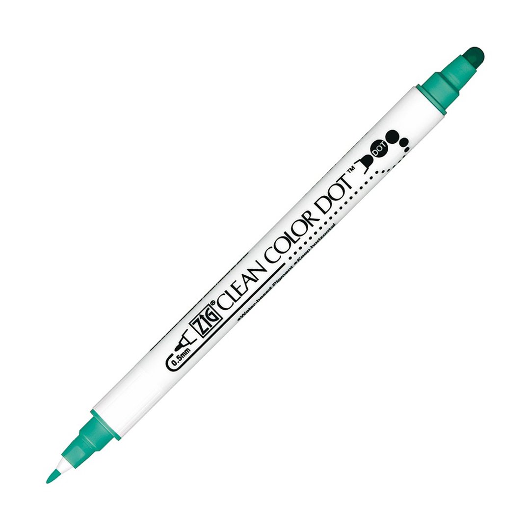 【Kuretake 日本吴竹】ZIG Clean Color Dot 点点笔 海洋蓝 - 其他书写用品 - 塑料 蓝色