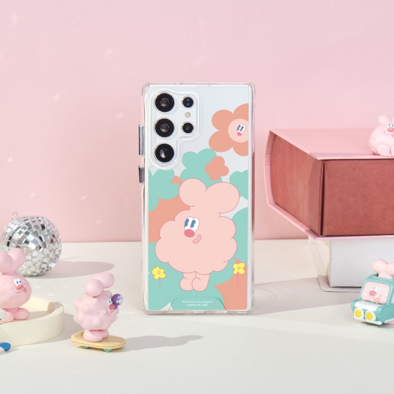 KINGJUN蠢兔的花花世界防摔透明SAMSUNG手机壳 - 手机壳/手机套 - 塑料 多色