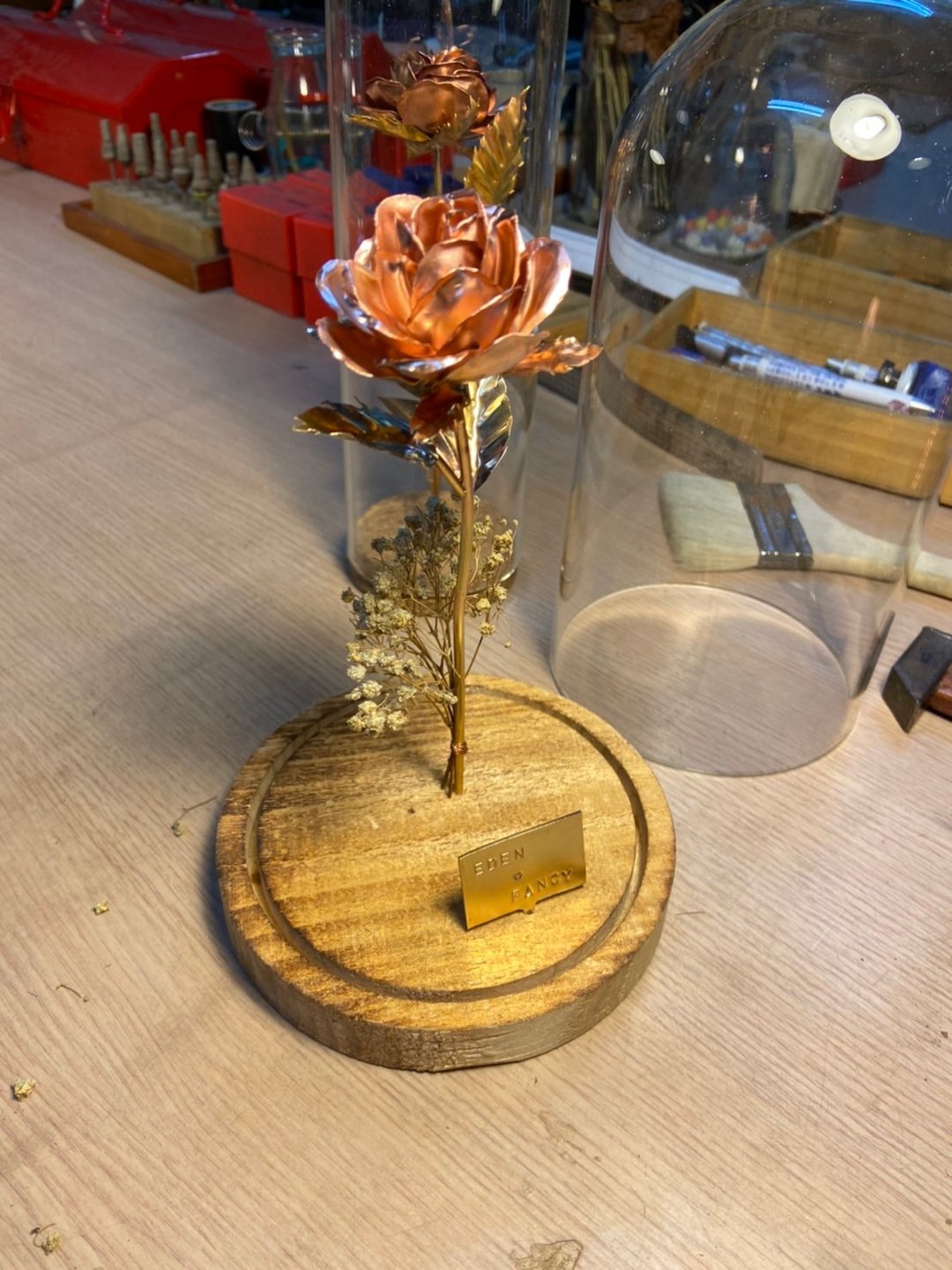 金属玫瑰体验课 桃园金工工坊 - 金工/饰品 - 铜/黄铜 