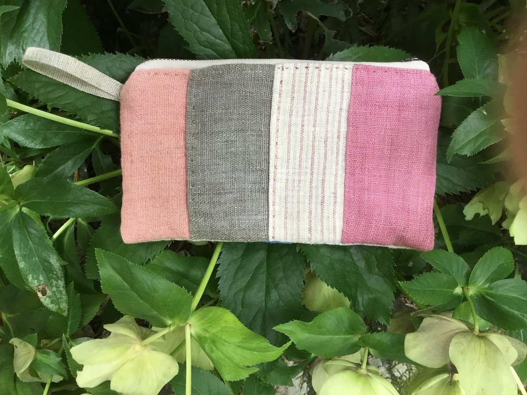 Hand-woven hemp long wallet LP-35 - 皮夹/钱包 - 棉 