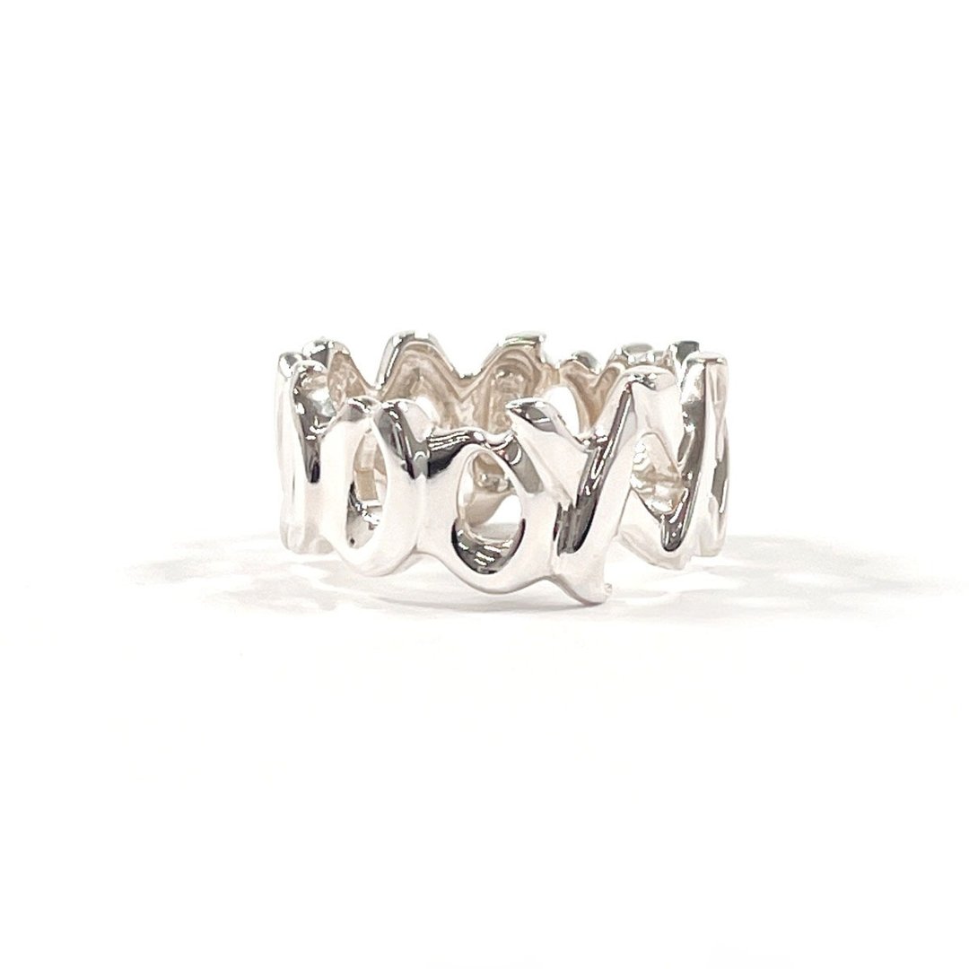 【日本直购 精选二手美品】9号 蒂芙尼 TIFFANY&Co. 戒指 Love & Kiss Paloma Picasso 银 925 古董精品配件 - 戒指 - 纯银 银色