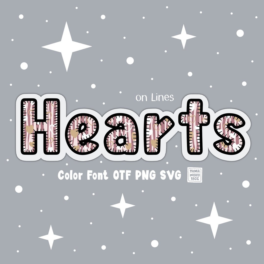 心在线 OTF PNG SVG - 字体设计 - 其他材质 