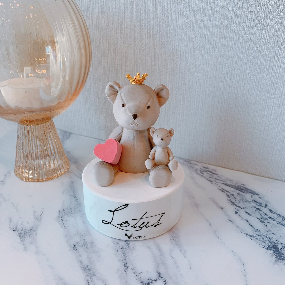 LOTUS babybear亲子布偶熊扩香石 - 香薰/精油/线香 - 其他材质 