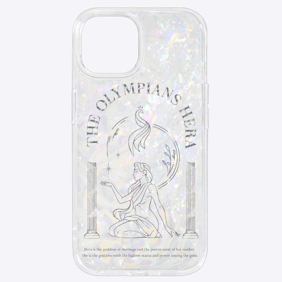 希腊博物馆 HERA赫拉 梦游仙境 iPhone 16 15 14 13 12 Pro Max - 手机壳/手机套 - 贝壳 透明