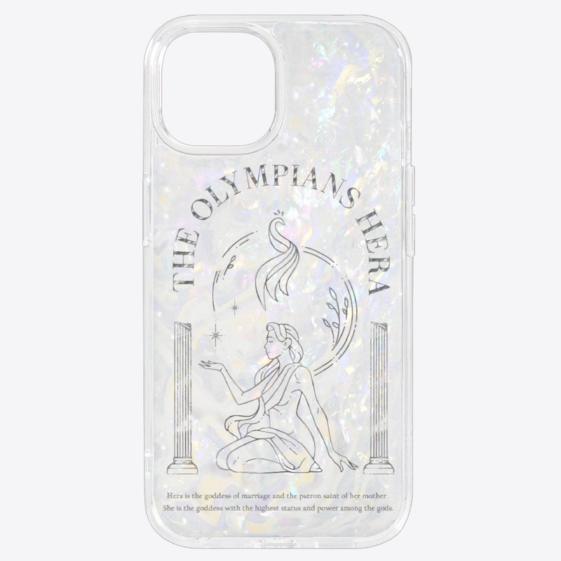 希腊博物馆 HERA赫拉 梦游仙境 iPhone 16 15 14 13 12 Pro Max - 手机壳/手机套 - 贝壳 透明