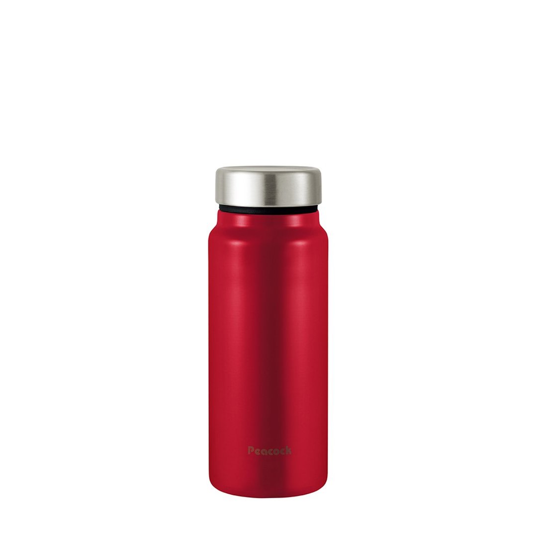 【孔雀Peacock】400ML 不锈钢保温杯 轻量化设计-红 - 保温瓶/保温杯 - 不锈钢 红色