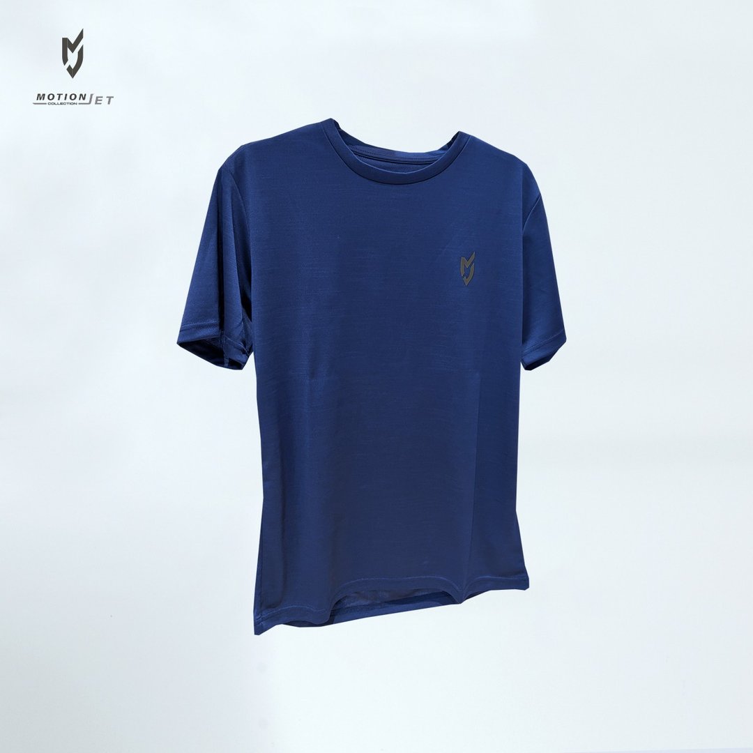 MJC002-MJ 中性版环保抗菌机能运动短袖 (丈青) S-2XL - 男装运动衣 - 其他材质 蓝色