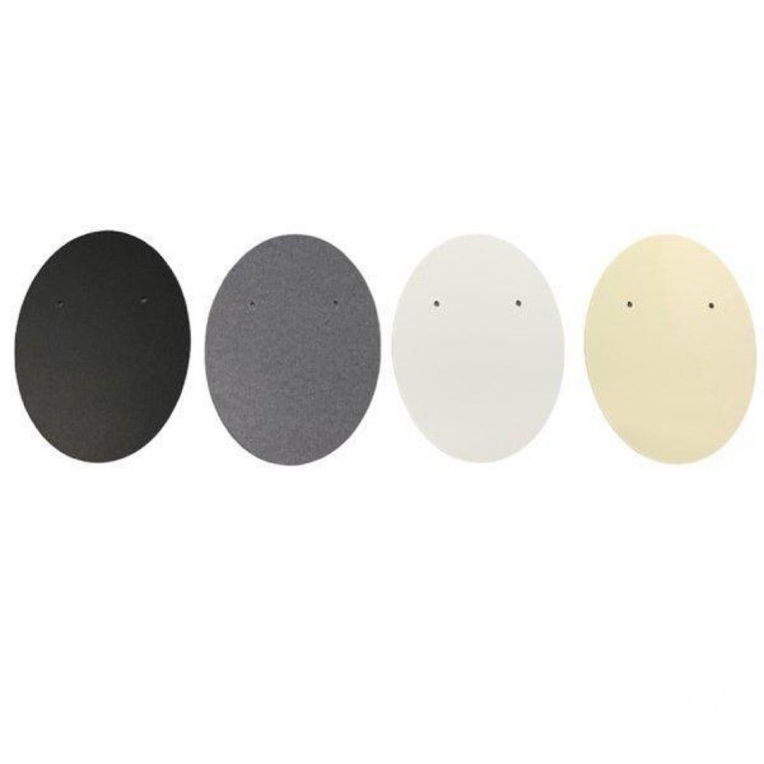 Earring mount oval LOGO free domestic production 50 sheets 4color - 收纳用品 - 纸 黑色