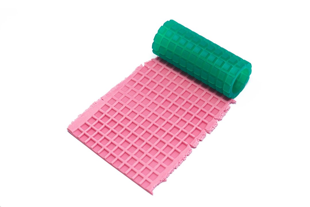 Texture Roller 2. waffle texture. Texture for clay. Polymer Clay Tools. - 零件/散装材料/工具 - 树脂 