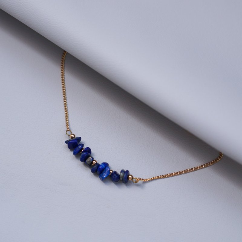 【青金石】天然碎石水晶手链 - 手链/手环 - 水晶 