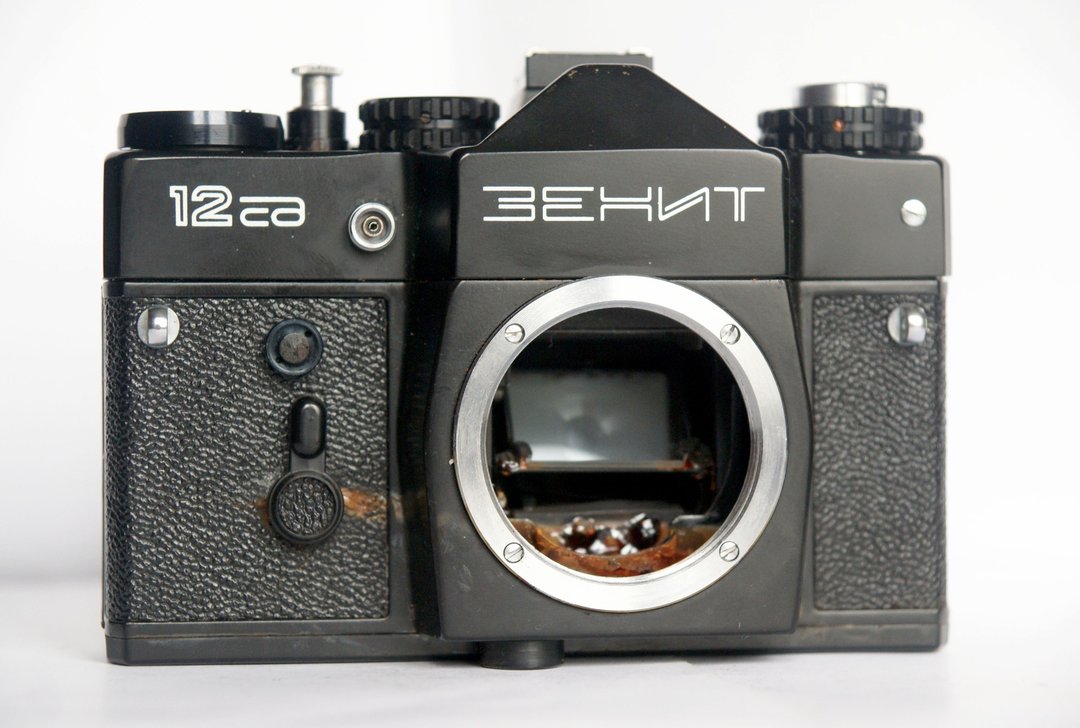 Zenit 12sd 12cd body USSR SLR 35mm film camera KMZ M42 mount - 相机 - 其他金属 黑色