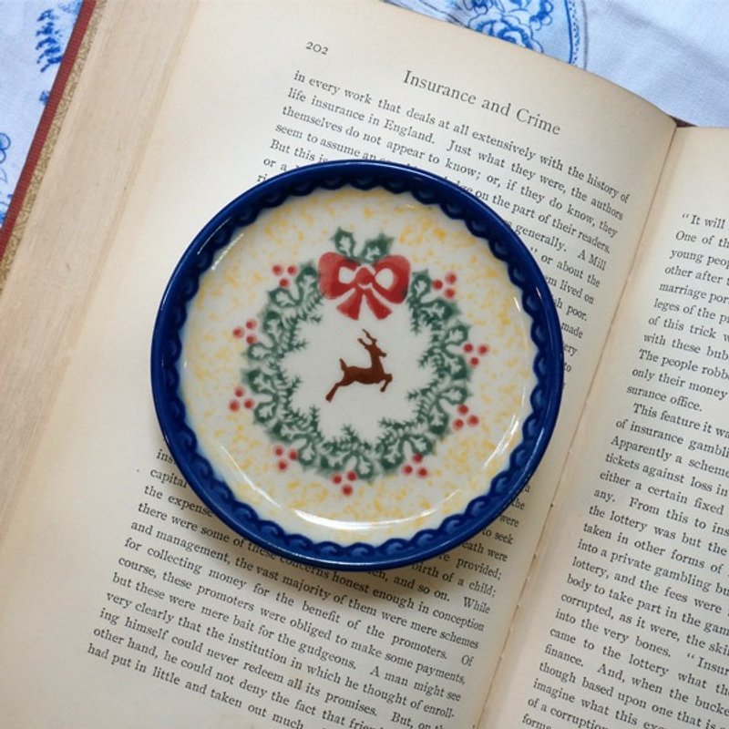 波兰手工绘画杯垫(麋鹿) - 杯垫 - 瓷 