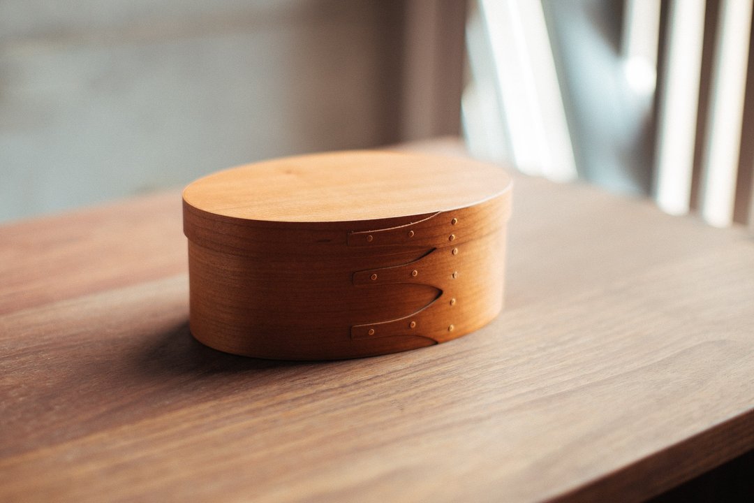 SHAKER BOX- 夏克小小椭圆盒 - 收纳用品 - 木头 咖啡色