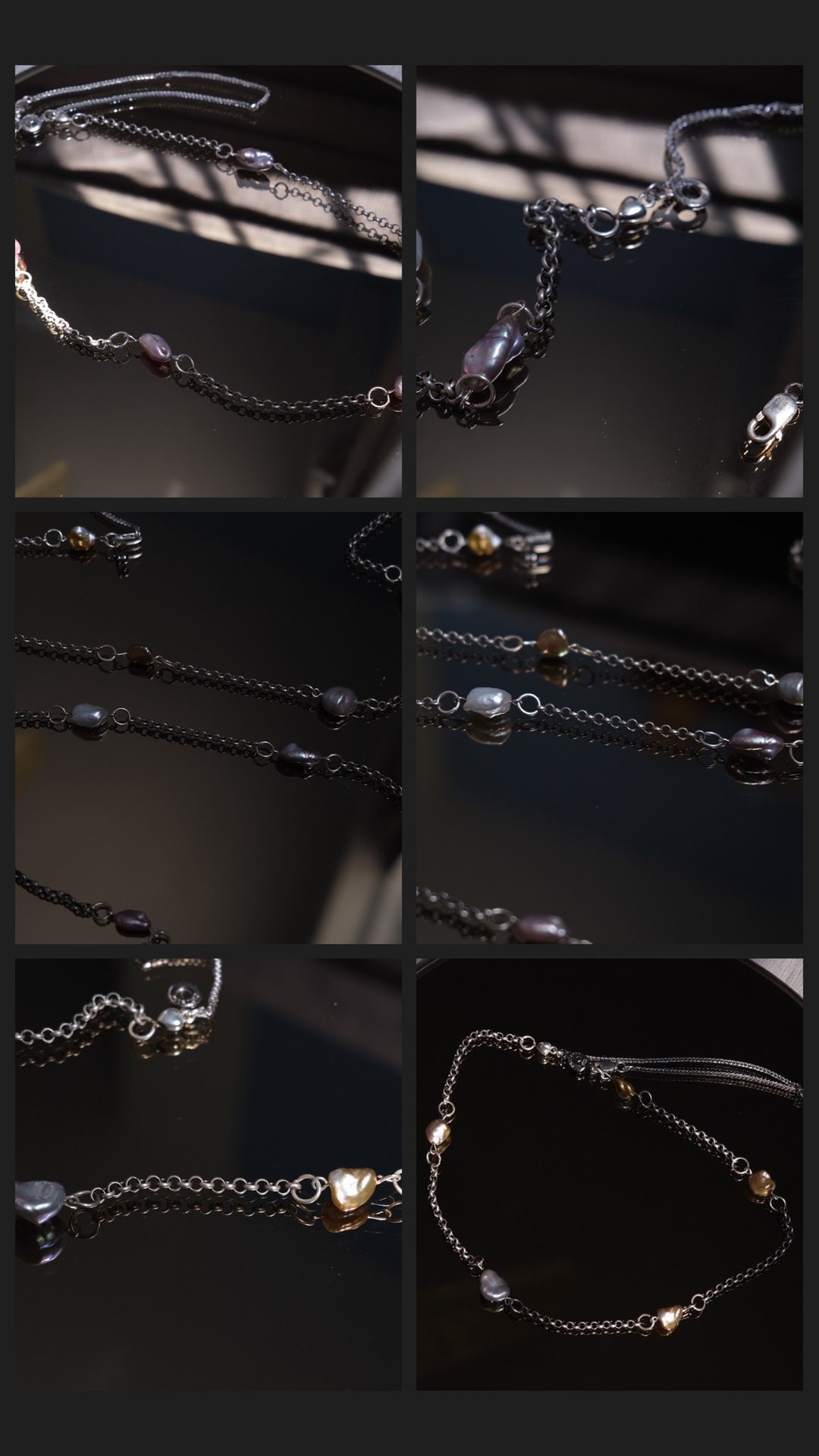 GOOD'NIGHT' necklace - 项链 - 珍珠 