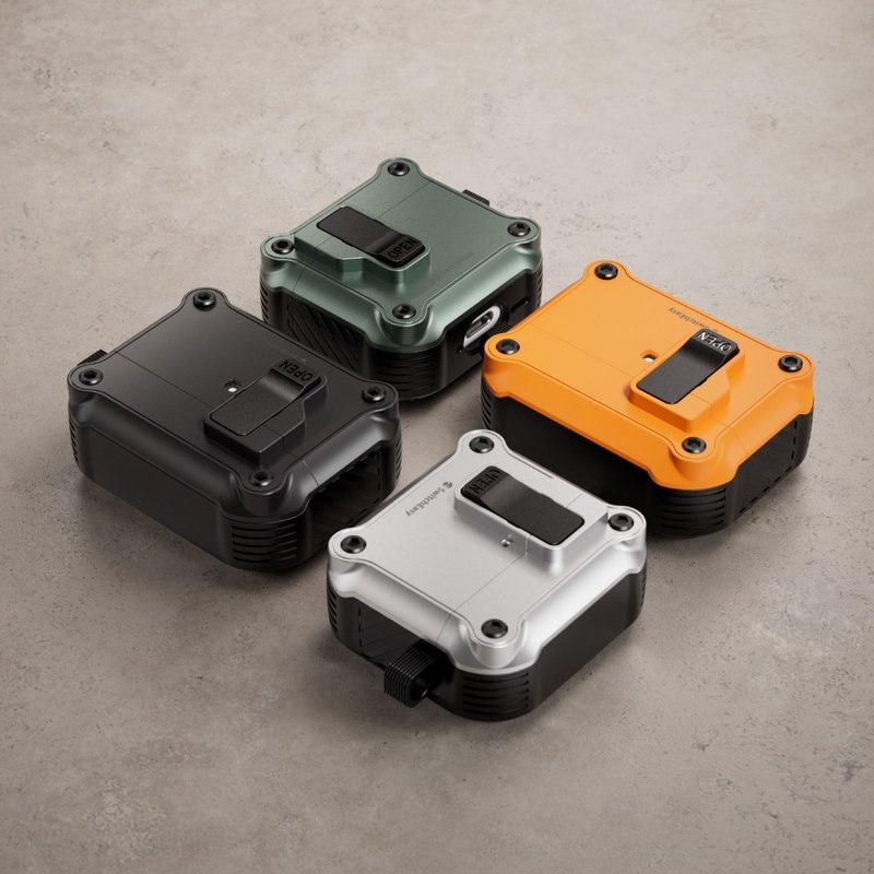 Rugged卡扣式防撞耳机保护壳(AirPods 4 Pro 1/2) - 耳机收纳 - 其他材质 