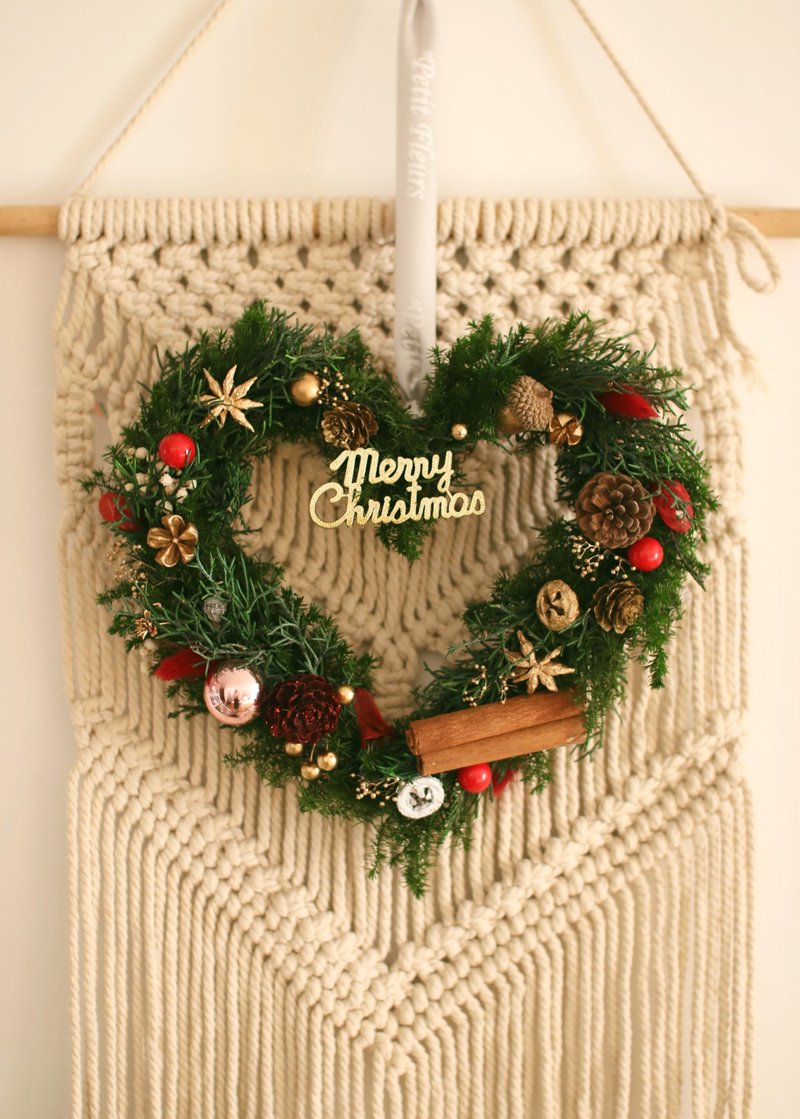 预订圣诞礼盒/圣诞花环/圣诞花圈/圣诞摆设/圣诞礼物 - 摆饰 - 其他材质 绿色