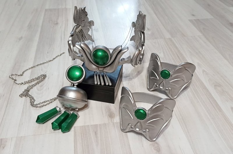 Garnet Til Alexandros Final Fantasy 9 tiara bracelets cosplay made to order - 发饰 - 其他材质 